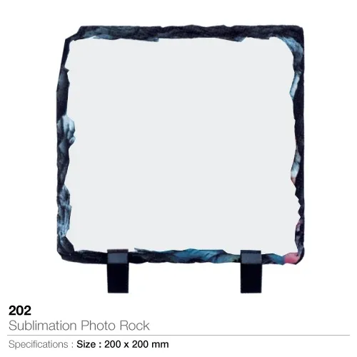 Sublimation Photo Rock Frame With Stand